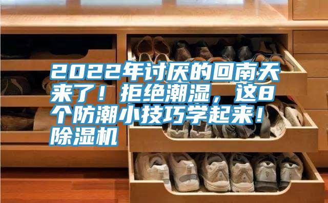 2022年討厭的回南天來了！拒絕潮濕，這8個防潮小技巧學起來！除濕機