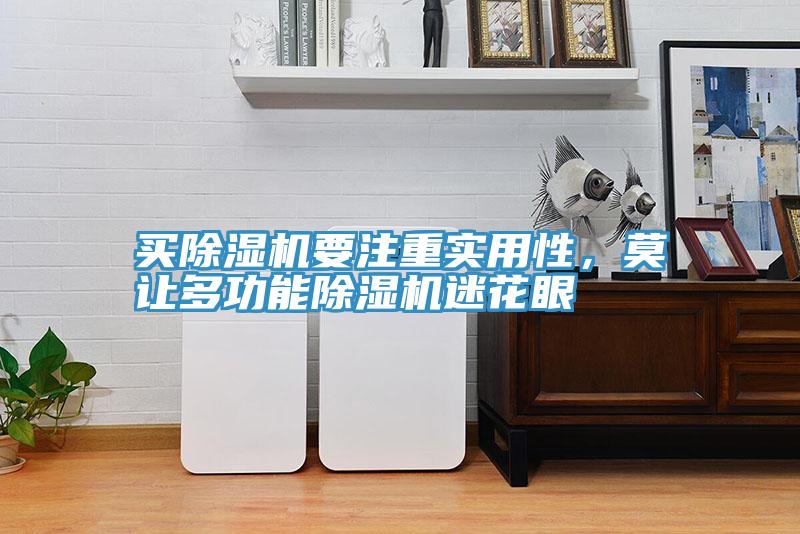 買除濕機要注重實用性，莫讓多功能除濕機迷花眼