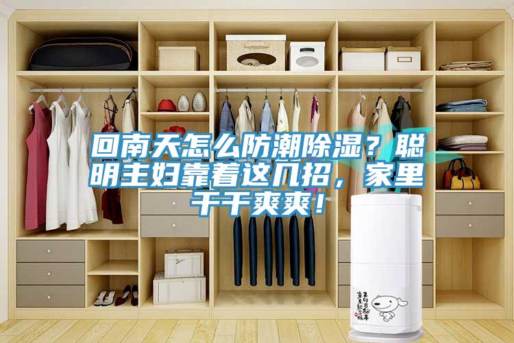 回南天怎么防潮除濕？聰明主婦靠著這幾招，家里干干爽爽！