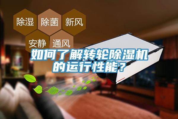 如何了解轉(zhuǎn)輪除濕機的運行性能？