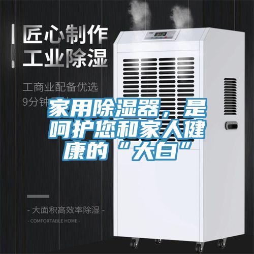 家用除濕器，是呵護(hù)您和家人健康的“大白”