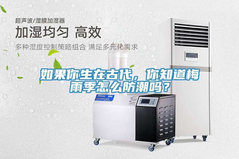 如果你生在古代，你知道梅雨季怎么防潮嗎？