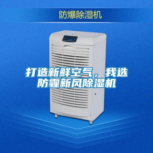 打造新鮮空氣，我選防霾新風(fēng)除濕機(jī)