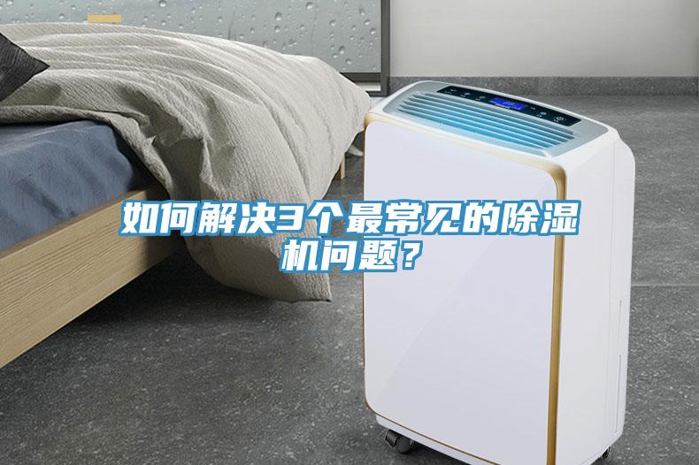 如何解決3個(gè)最常見的除濕機(jī)問題？