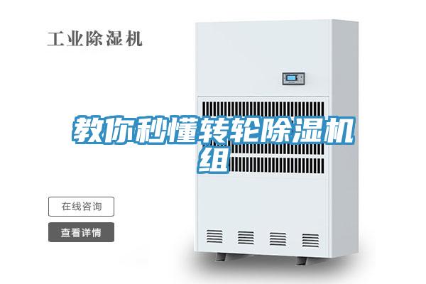 教你秒懂轉輪除濕機組