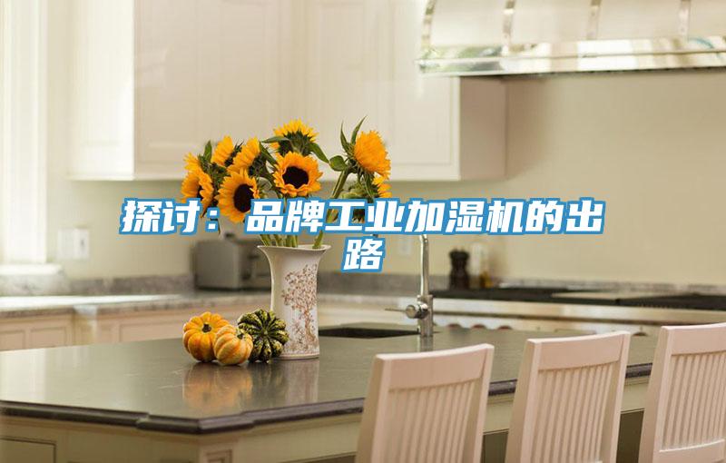 探討:品牌工業(yè)加濕機的出路