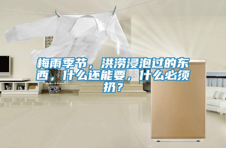 梅雨季節(jié)，洪澇浸泡過的東西，什么還能要，什么必須扔？