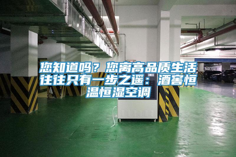 您知道嗎？您離高品質生活往往只有一步之遙：酒窖恒溫恒濕空調