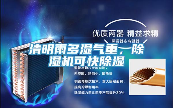 清明雨多濕氣重，除濕機(jī)可快除濕