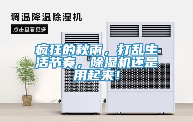 瘋狂的秋雨，打亂生活節(jié)奏，除濕機(jī)還是用起來(lái)！