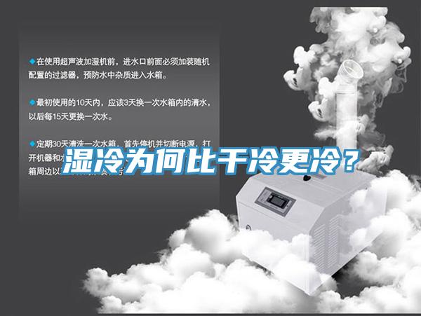 濕冷為何比干冷更冷？