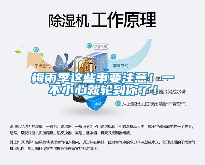 梅雨季這些事要注意！一不小心就輪到你了！