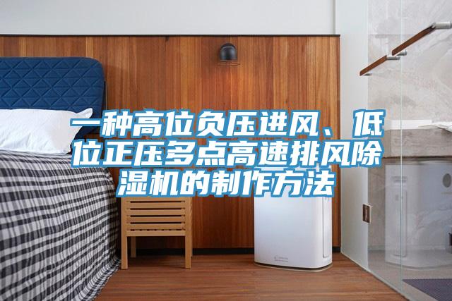 一種高位負(fù)壓進(jìn)風(fēng)、低位正壓多點(diǎn)高速排風(fēng)除濕機(jī)的制作方法