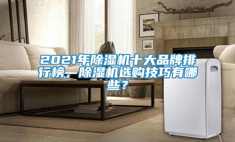 2021年除濕機十大品牌排行榜，除濕機選購技巧有哪些？