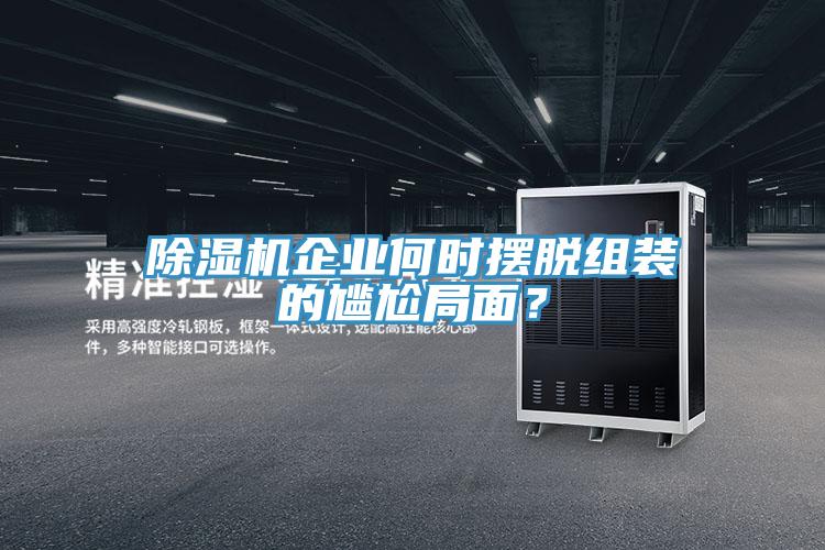 除濕機企業(yè)何時擺脫組裝的尷尬局面？