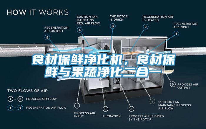 食材保鮮凈化機(jī)，食材保鮮與果蔬凈化二合一