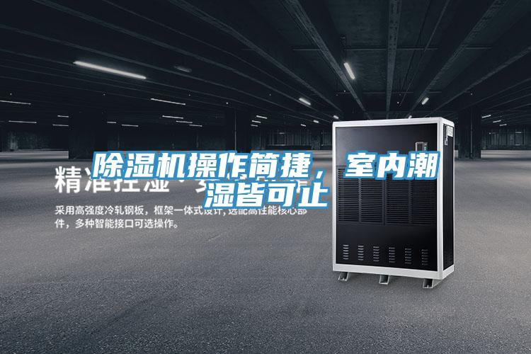 除濕機操作簡捷，室內(nèi)潮濕皆可止