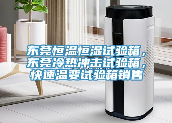 東莞恒溫恒濕試驗箱，東莞冷熱沖擊試驗箱，快速溫變試驗箱銷售