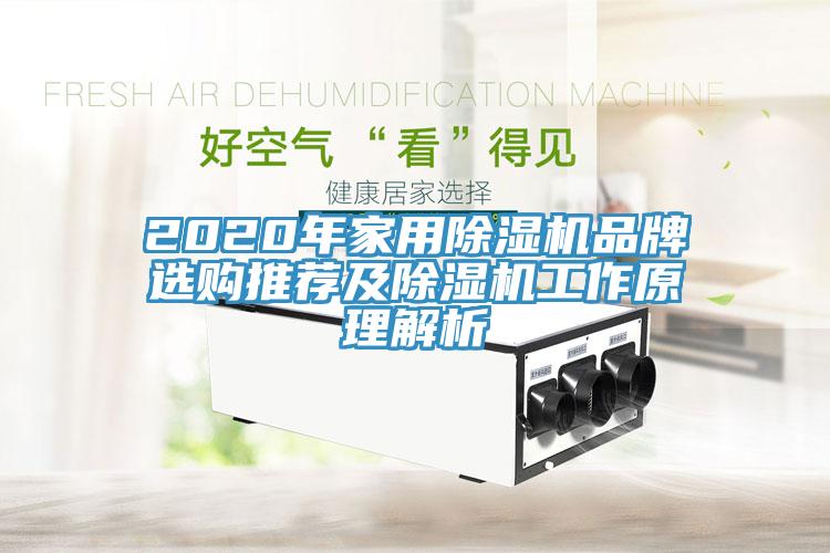 2020年家用除濕機(jī)品牌選購?fù)扑]及除濕機(jī)工作原理解析