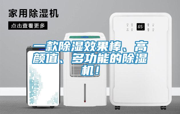 一款除濕效果棒、高顏值、多功能的除濕機！