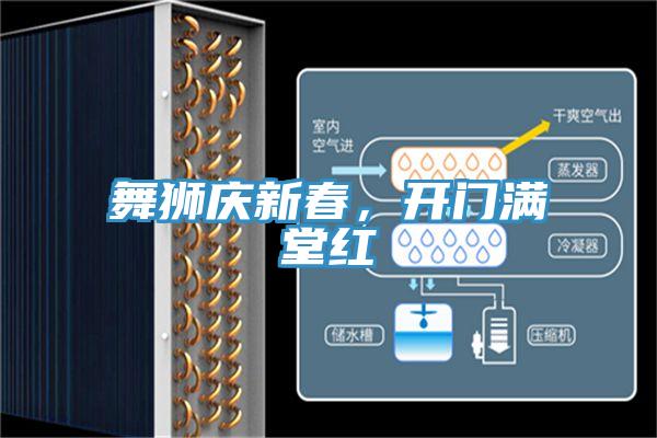 舞獅慶新春，開門滿堂紅