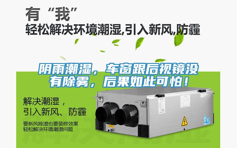 陰雨潮濕，車窗跟后視鏡沒(méi)有除霧，后果如此可怕！
