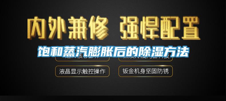 飽和蒸汽膨脹后的除濕方法