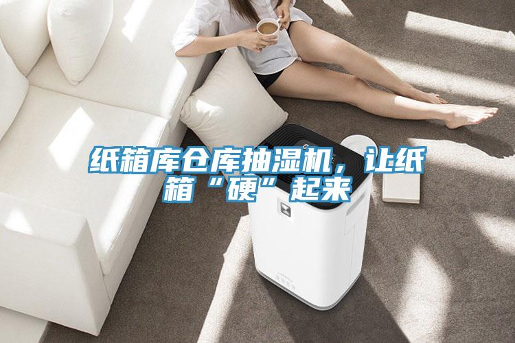 紙箱庫(kù)倉(cāng)庫(kù)抽濕機(jī)，讓紙箱“硬”起來(lái)