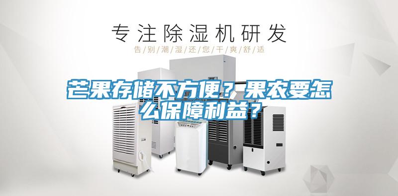 芒果存儲不方便？果農(nóng)要怎么保障利益？