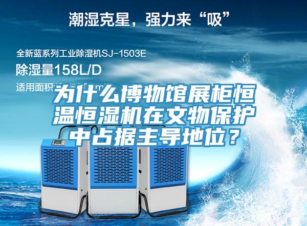 為什么博物館展柜恒溫恒濕機在文物保護中占據(jù)主導地位？