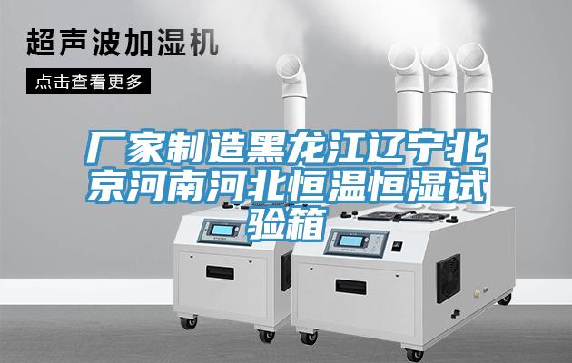 廠家制造黑龍江遼寧北京河南河北恒溫恒濕試驗箱