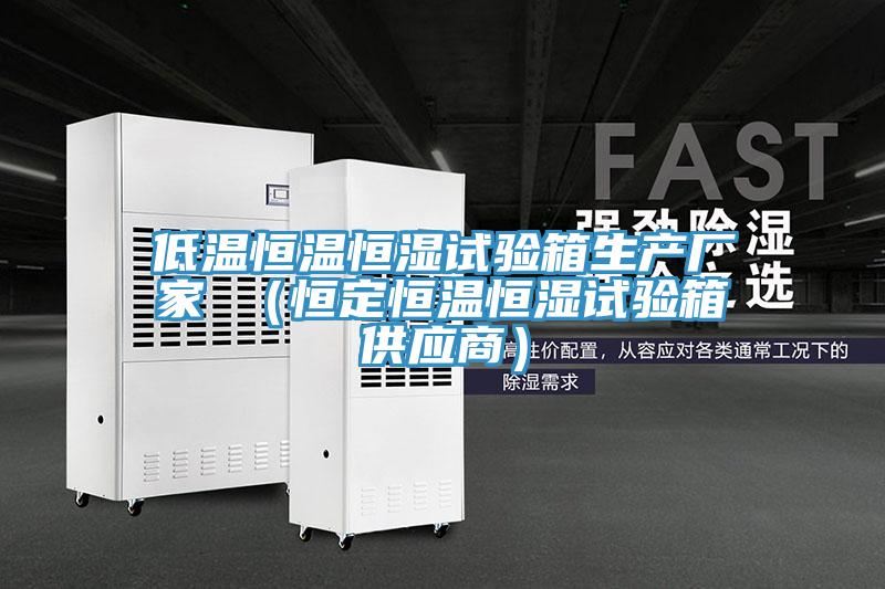 低溫恒溫恒濕試驗(yàn)箱生產(chǎn)廠家 （恒定恒溫恒濕試驗(yàn)箱供應(yīng)商）