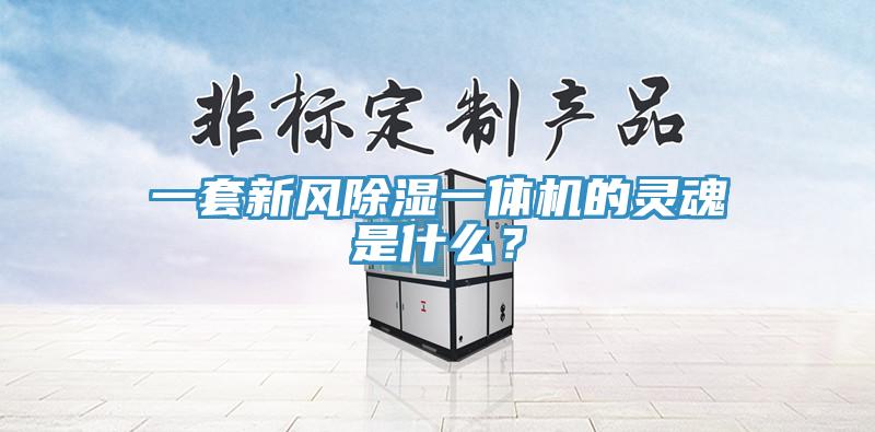 一套新風(fēng)除濕一體機(jī)的靈魂是什么？