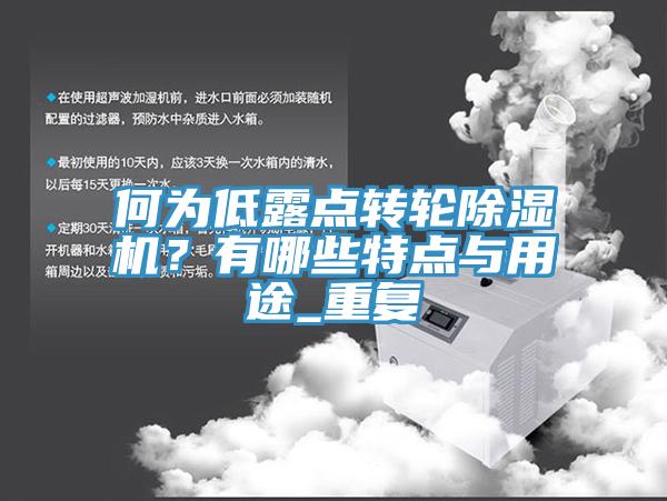 何為低露點(diǎn)轉(zhuǎn)輪除濕機(jī)？有哪些特點(diǎn)與用途_重復(fù)