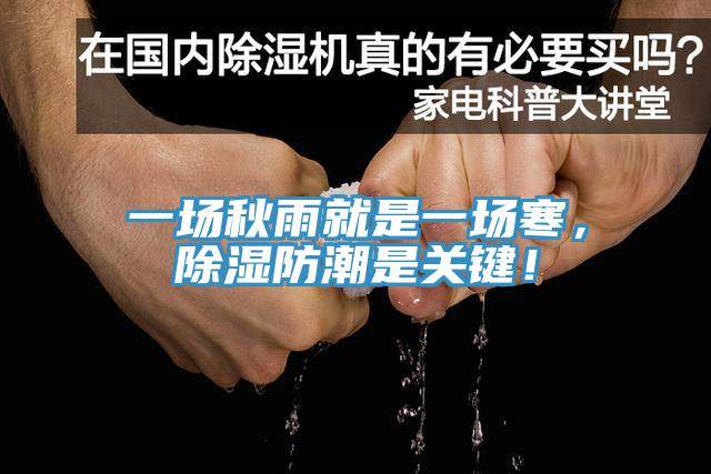 一場(chǎng)秋雨就是一場(chǎng)寒，除濕防潮是關(guān)鍵！