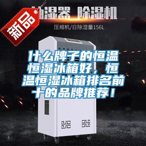 什么牌子的恒溫恒濕冰箱好，恒溫恒濕冰箱排名前十的品牌推薦！