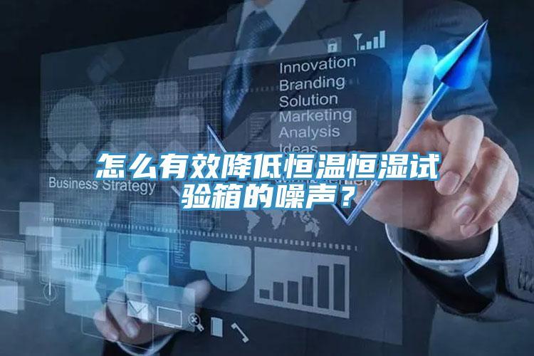 怎么有效降低恒溫恒濕試驗(yàn)箱的噪聲？