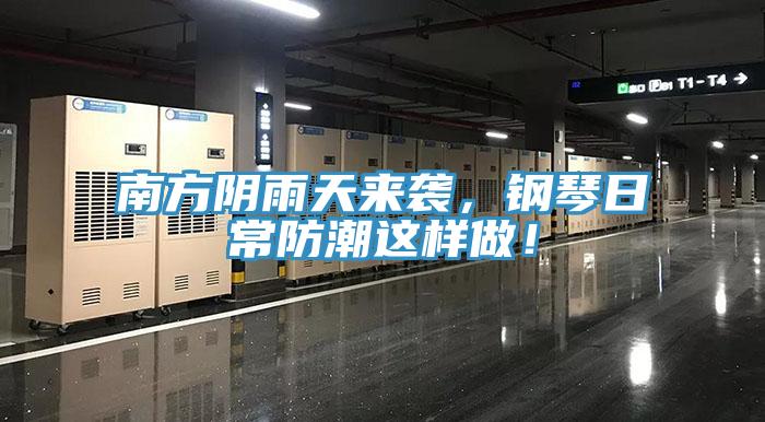 南方陰雨天來襲，鋼琴日常防潮這樣做！