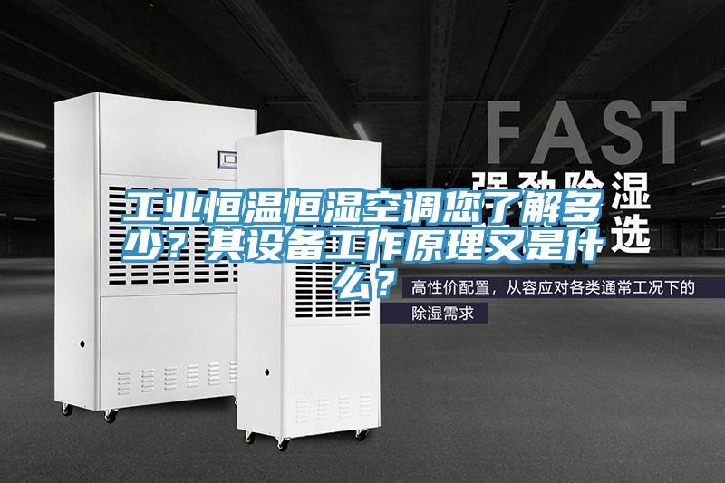 工業(yè)恒溫恒濕空調(diào)您了解多少？其設備工作原理又是什么？