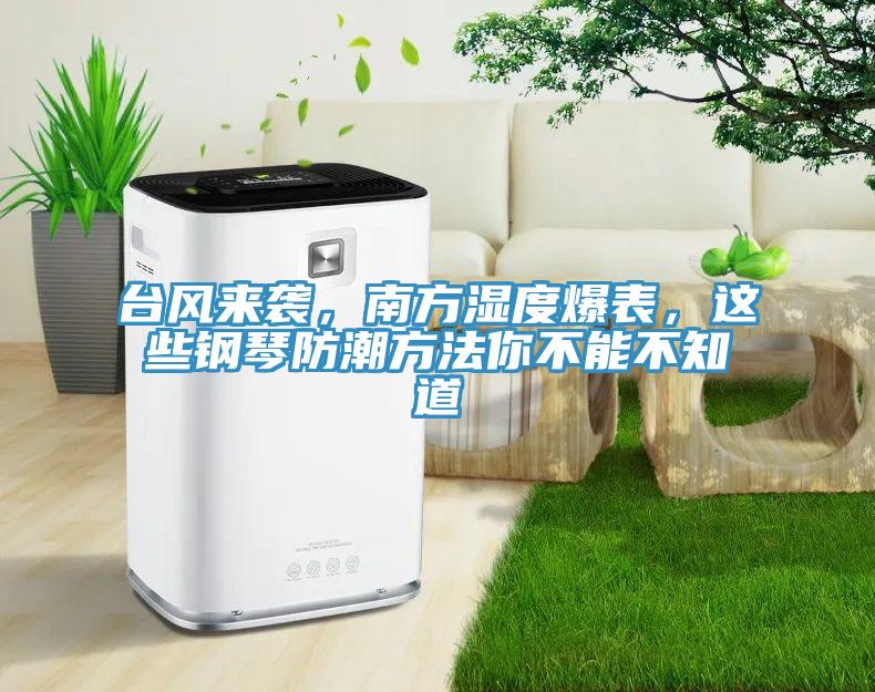 臺(tái)風(fēng)來(lái)襲，南方濕度爆表，這些鋼琴防潮方法你不能不知道