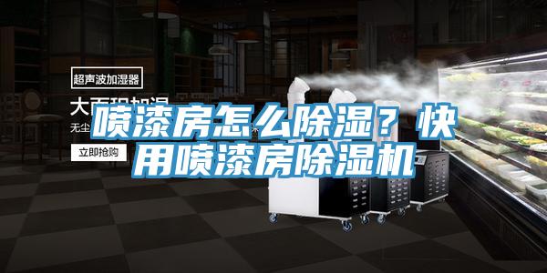噴漆房怎么除濕？快用噴漆房除濕機(jī)