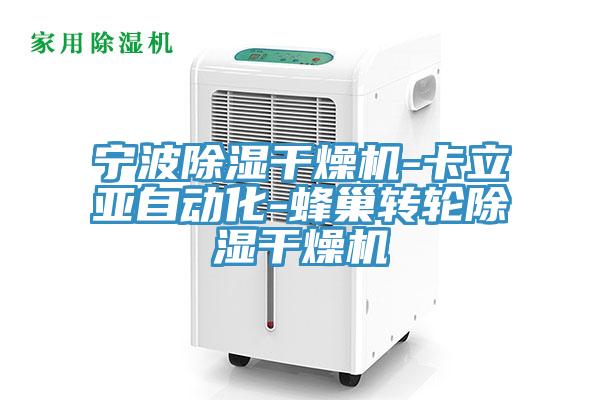 寧波除濕干燥機-卡立亞自動化-蜂巢轉(zhuǎn)輪除濕干燥機