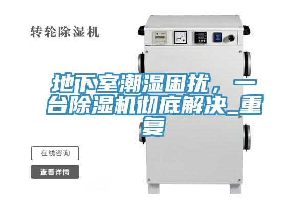 地下室潮濕困擾，一臺(tái)除濕機(jī)徹底解決_重復(fù)