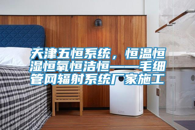 天津五恒系統(tǒng)，恒溫恒濕恒氧恒潔恒——毛細(xì)管網(wǎng)輻射系統(tǒng)廠家施工