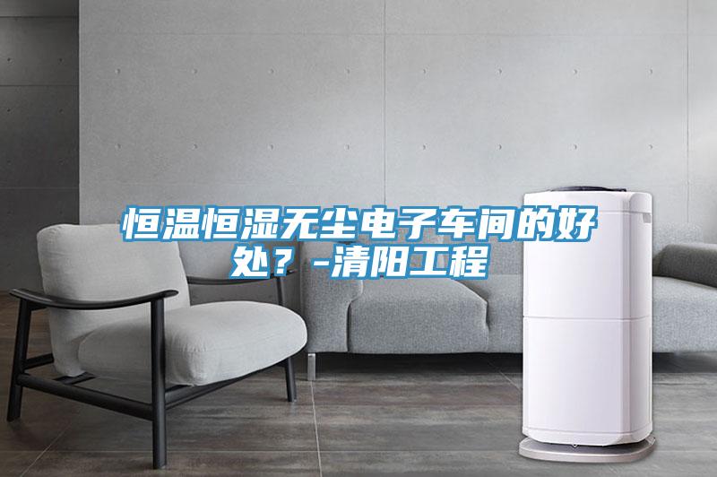 恒溫恒濕無(wú)塵電子車(chē)間的好處？-清陽(yáng)工程