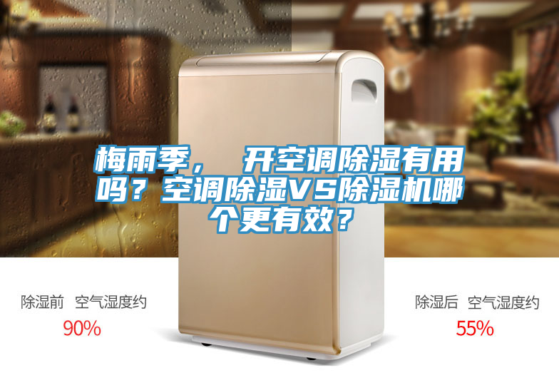 梅雨季， 開空調除濕有用嗎？空調除濕VS除濕機哪個更有效？