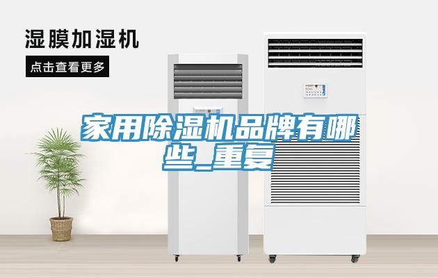 家用除濕機品牌有哪些_重復(fù)