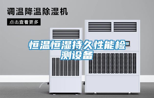 恒溫恒濕持久性能檢測設備
