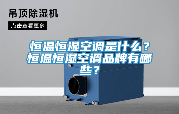 恒溫恒濕空調(diào)是什么？恒溫恒濕空調(diào)品牌有哪些？