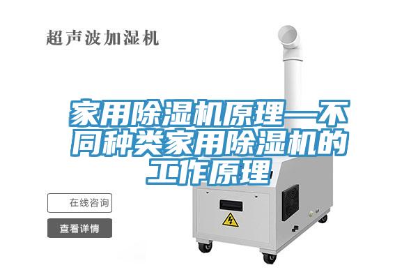 家用除濕機(jī)原理—不同種類家用除濕機(jī)的工作原理